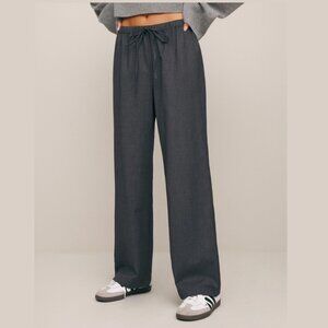 Reformation Olina Pant | Charcoal Thanksgiving Day Sale | size L